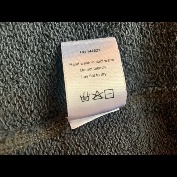 R13 Short Sleeve Zip Hoodie - Picture 7 of 8